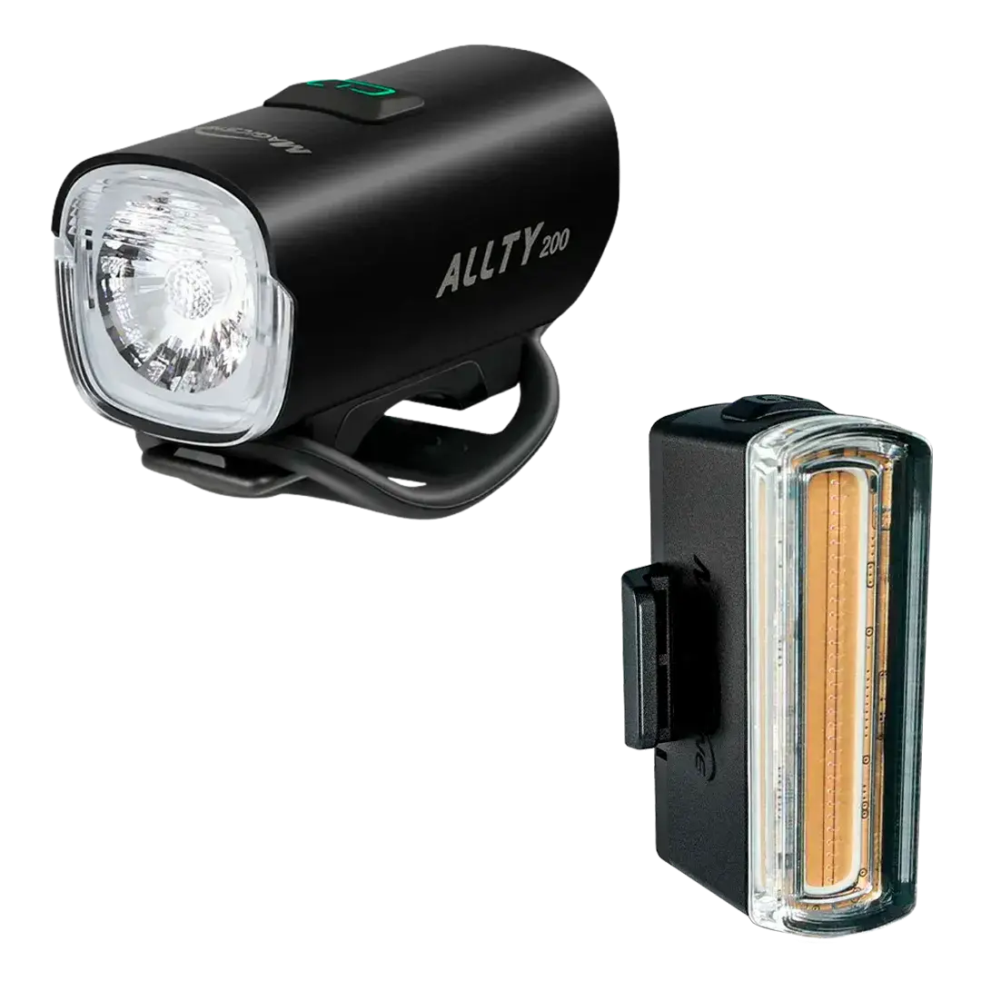 Combo Luces para Bicicleta ALLTY 200 + SEEMEE 20 | Kit Urbano | Magicshine Perú Combo Luz Delantera Magicshine ALLTY 200 v2.0 + Luz Trasera Magicshine SEEMEE 20 v2.0 - Imagen 1